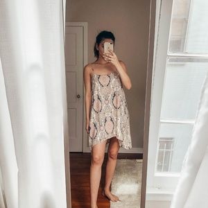 BCBG backless strappy dress